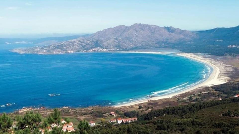 Вилла La Casita Alere En Playa Carnota Con Patio Y Barbacoa Экстерьер фото